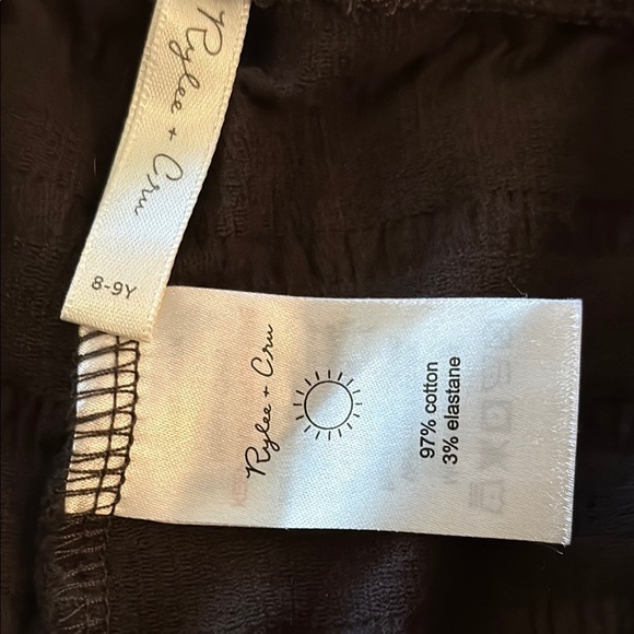 Rylee + Cru sz 8/9 charcoal grey black leggings great pre owned condition - Picture 5 of 7